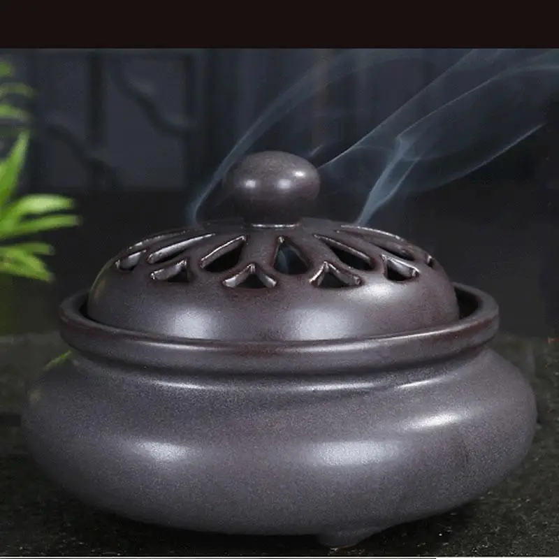 

Incense Holders Portable Porcelain Ceramic Creative Censer Holder For Home Teahouse Room Decor Studio Yoga Home Decoration Gift