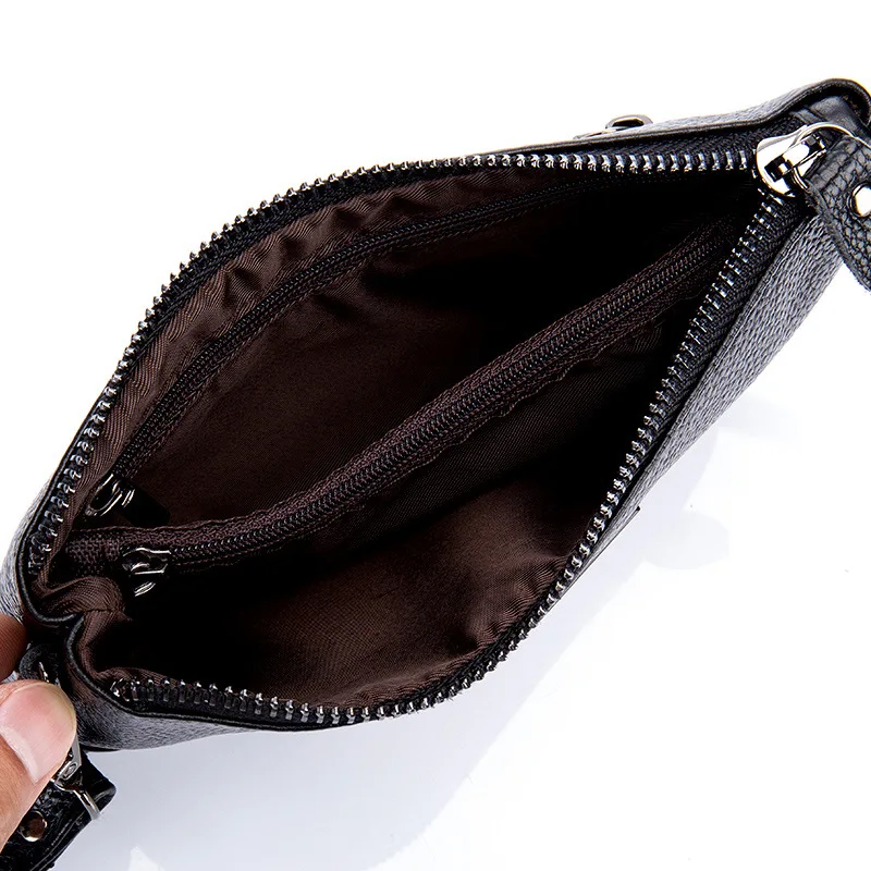 Мягкая женская сумка клатч из натуральной кожи Органайзер Натуральная Воловья