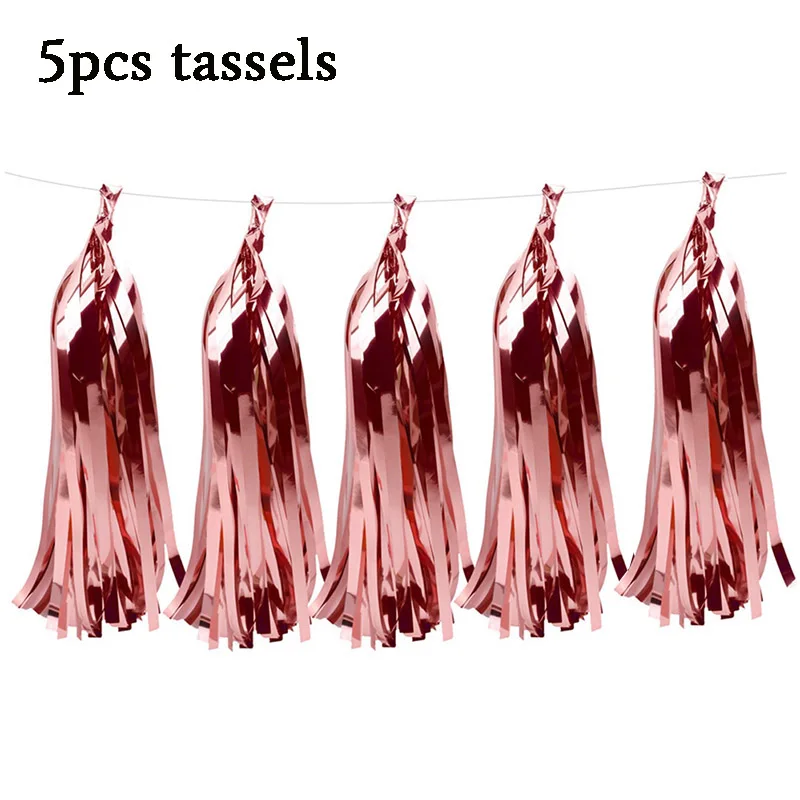 rosegold foil tassel Розовые золотые воздушные шары на день рождения, свадебные шары, кольцо с бриллиантом, фольгированный шар для невесты, воздушный шар, декор для свадьбы и Помолвки - Цвет: rosegold foil tassel