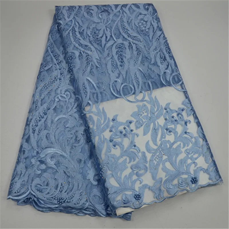 Роскошная ткань высокого качества африканская кружевная 2018 Handmde кружево вышитое