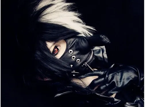 Пиноккио длинный нос маска модная крутая шутка зло панк искусственная кожа