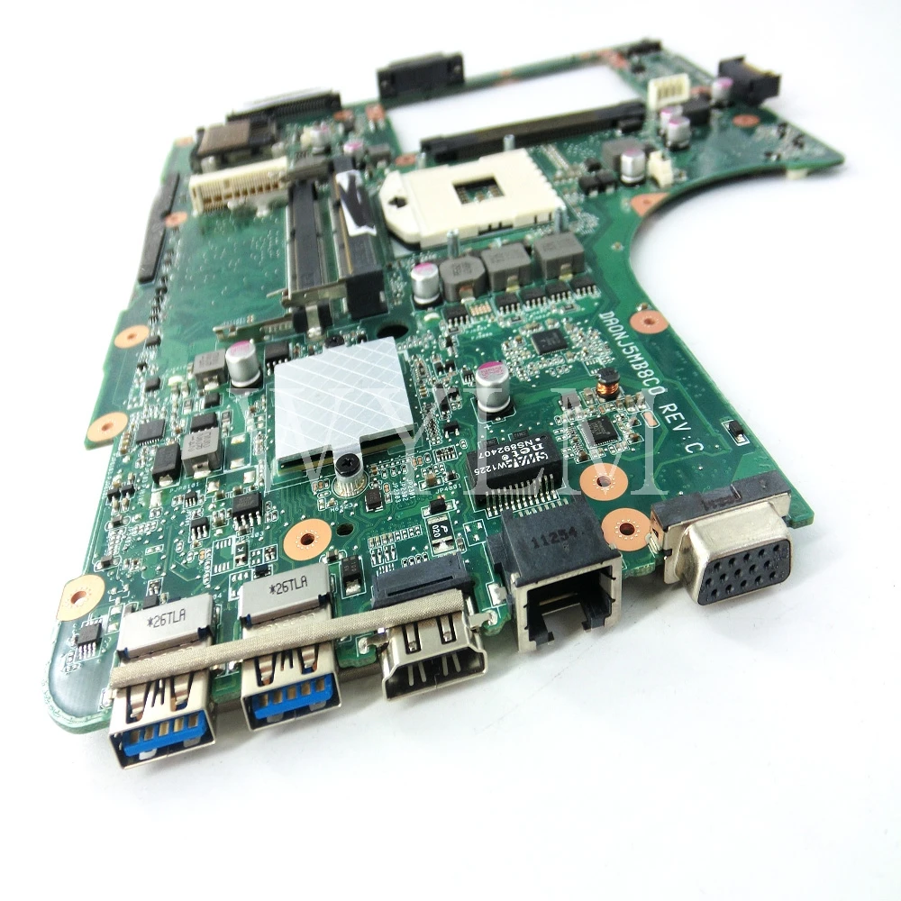 

N55SF motherboard PGA989 HM65 REV2.0 For ASUS N55S N55SF N55SL Laptop mainboard Tested Working Free Shipping 90R-N5FMB14000