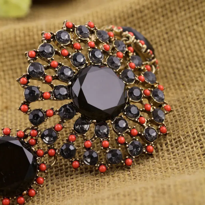 Получения информации об оптовой цене Винтаж широкий браслет обруча короткий