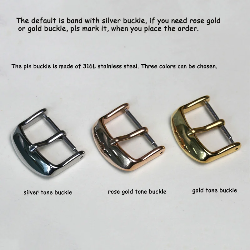 mark for clasp color PESNO закрученный Шелковый ремешок для часов женские наручные аксессуары 18 мм черный темно-синий ремешок из натуральной кожи с пряжкой - Цвет ремешка: mark for clasp color