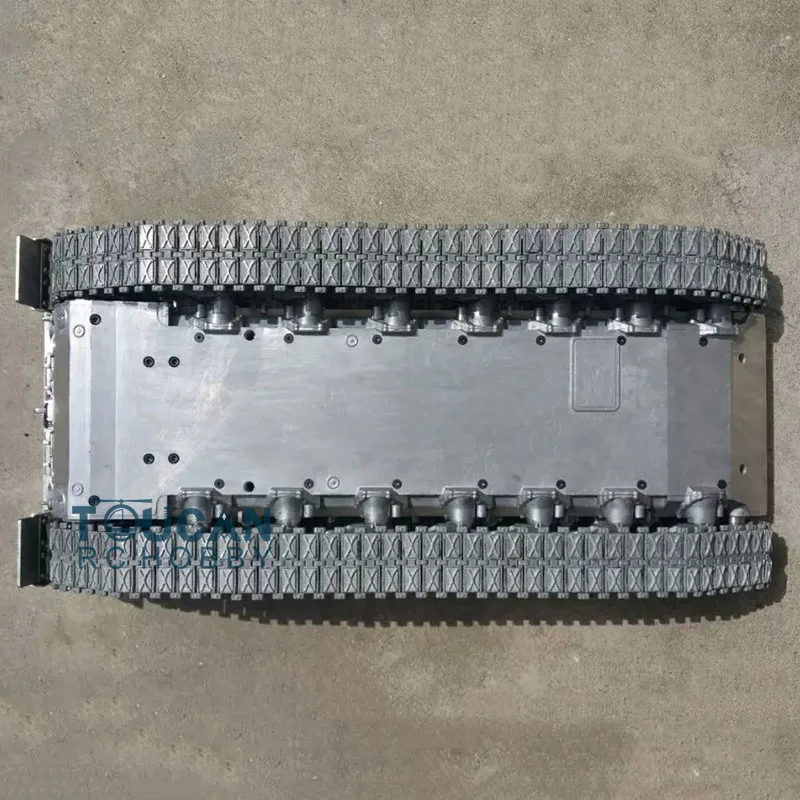 Leopard2A6 RC Танк полностью металлический шасси в сборе T3 треки Roadwheels M Цвет 1/16