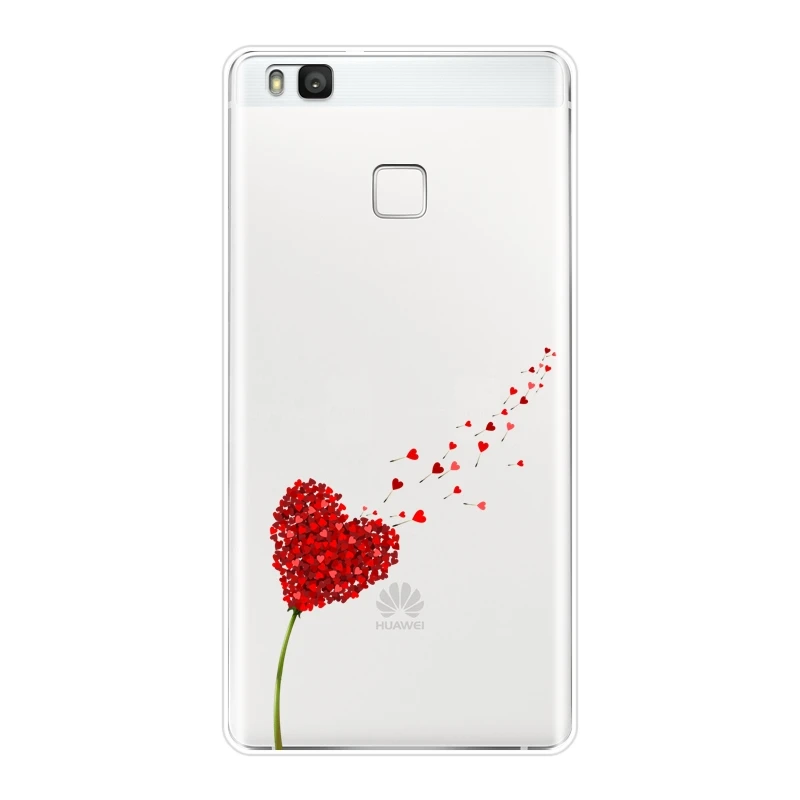 Мягкий силиконовый чехол для телефона Huawei P7 P8 P9 Lite Mini 2017 P10 P20 Pro Plus P Smart черное