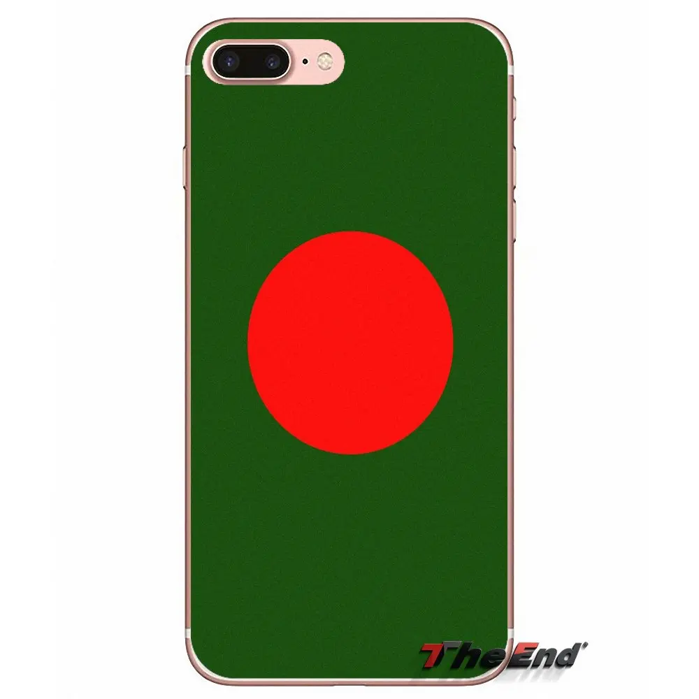 Для iPhone X 4 4S 5 5S 5C SE 6 6S 7 8 Plus Samsung Galaxy J1 J3 J5 J7 A3 A5 2016 2017 BD Бангладеш флаг баннер чехол|case