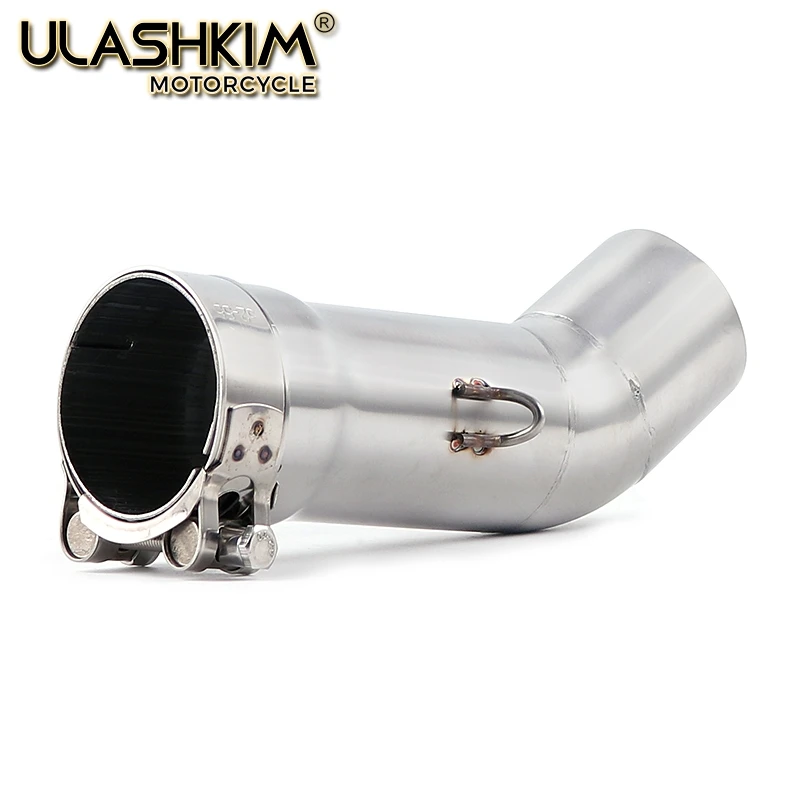 Motorcycle Full System Muffler Escape Exhaust Middle Link Pipe Accessories Slip On For Yamaha Fazer FZ8 FZ8N FZ800 2010 to 2015 |