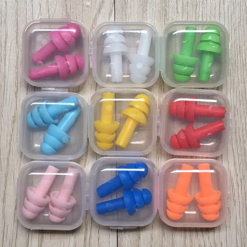 5Pairs Silicone Sound Insulation Earplugs Anti Snoring Travel Sleeping Noise Reduction Ear Plugs Swimming Protective Earmuffs |