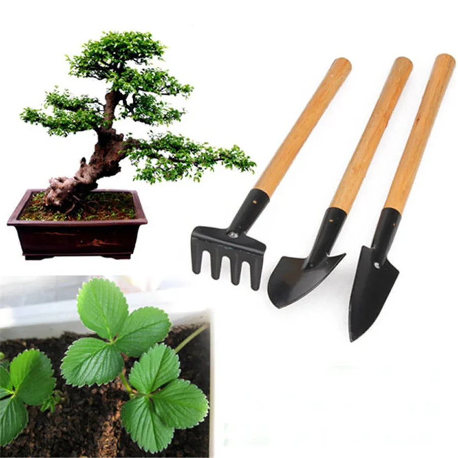 

A Set Mini Cultivating Transplanting Kit Plants Seedling Succulent Transplanter Shovel Rake Spade Drilling Fertilize Garden Tool