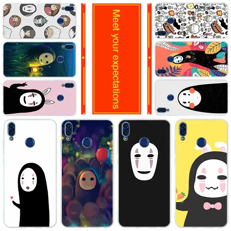 Мягкий силиконовый чехол для Huawei Honor 30 20 Pro 10 9 9X Lite 10i 9a 8a 7a 30s Spirited Away без лица man Haku