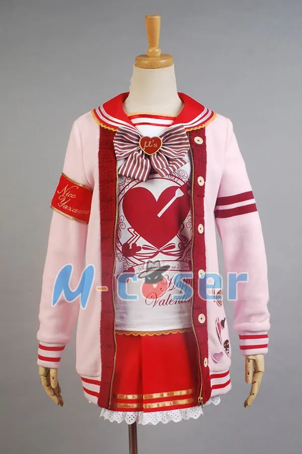 Love Live Yazawa Nico Cosplay Costume for Women and Girls - Valentine's Day, Halloween, Christmas Uniform Full Set image 2