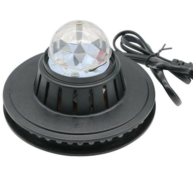 3 Вт полноцветная светодиодная лампа для подсолнуха с автоматическим вращением