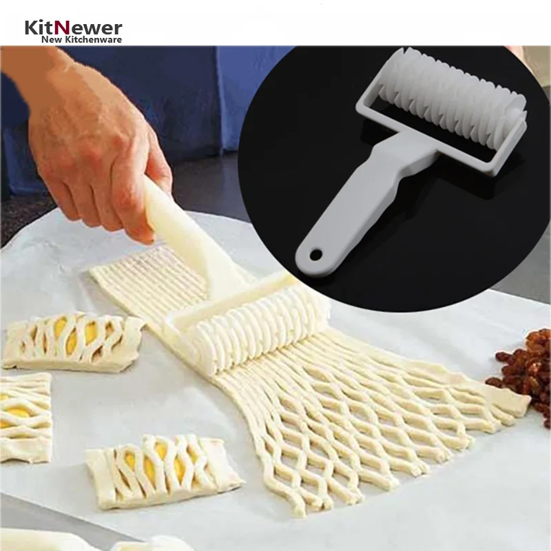 Kitnover круглый белый пластиковый сетчатый нож для теста выпечки хлеба печенья