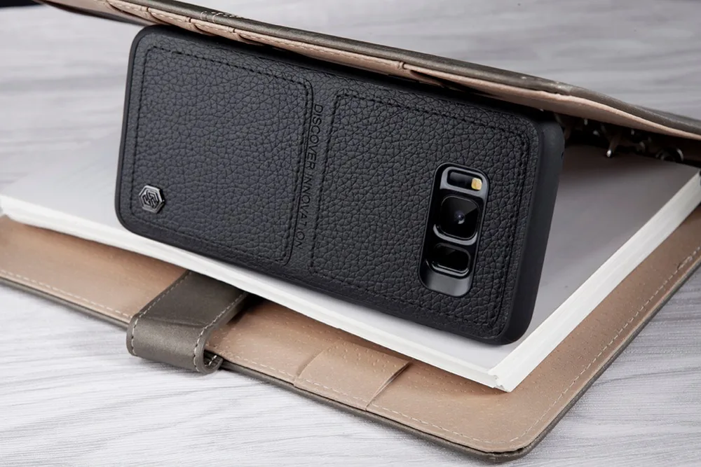 Nillkin жесткий чехол s для samsung galaxy s8 S8 Plus tpu+ pc кожаный чехол для телефона бизнес чехол для galaxy s8 чехол