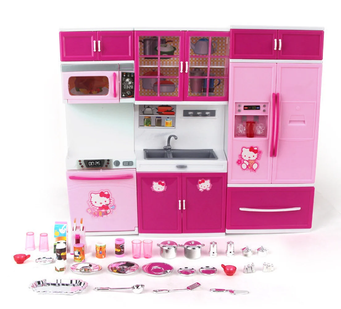 Прямая доставка hello kitty ролевые игры игрушечная посуда наборы детские игрушечные