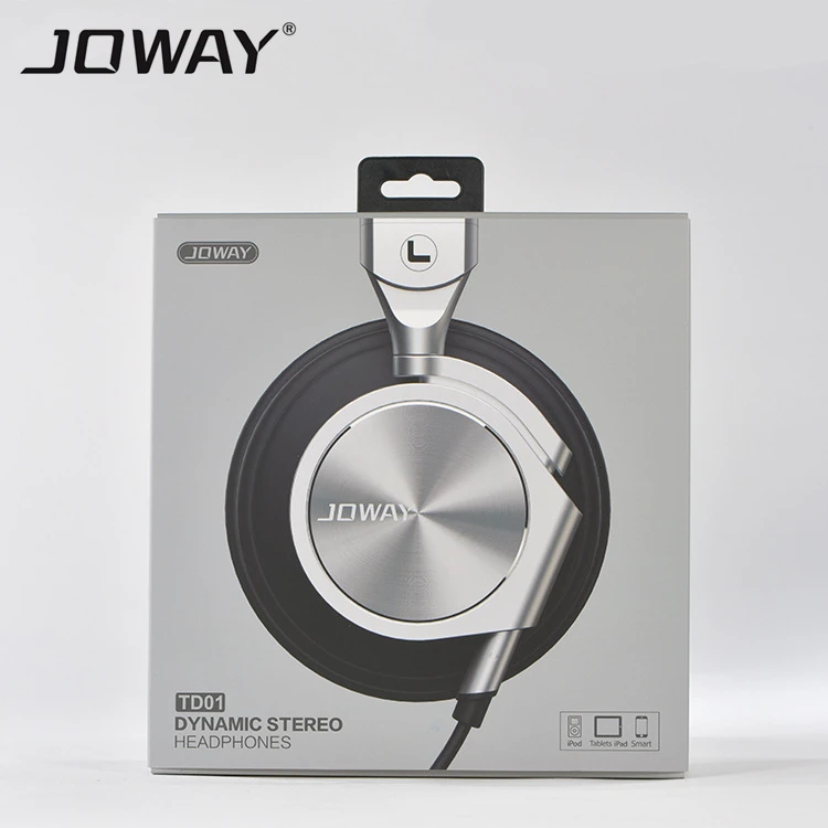 JOWAY TD01 проводные наушники стерео гарнитура аудио 3 5 мм складные с микрофоном для