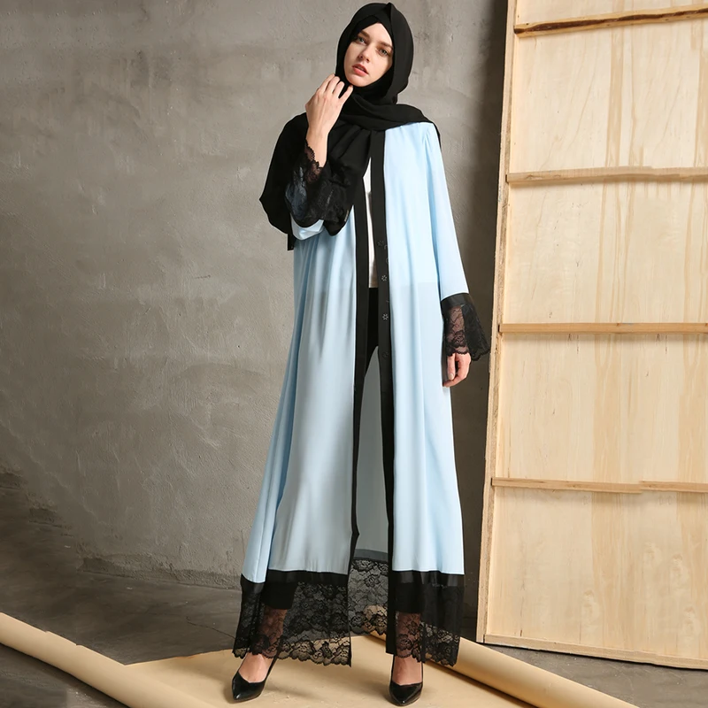 

Мусульманская абайя, кружевное Макси-Платье, кардиган с вышивкой, кимоно, длинное платье, платья, туника, Ближний Восток, Рамадан, Арабская И...