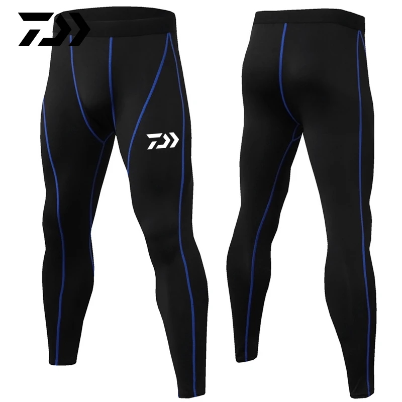 Летние спортивные штаны Daiwa для фитнеса лоскутные дышащие с защитой от пота