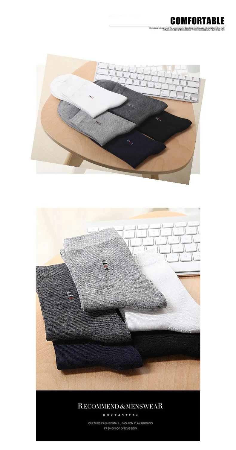 10 пар/лот, мужские носки, повседневные, деловые, брендовые, calcetines hombre, носки для мужчин, зимние, весенние, хлопковые, без коробки, низкая цена