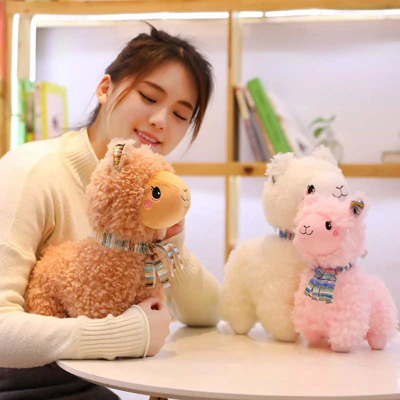 

Nooer Cute Sheep Plush Toys Girl Stuffed Toy Girls Plush Animals Doll Children Gift Kids Dolls Child Toy Reading Pillow
