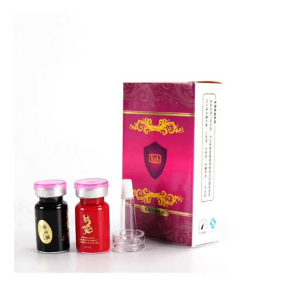 18 цветов чернила для татуажа микроблейдинг пигмент бровей губ эмульсия