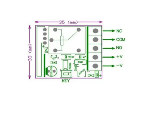 433MHZ DC 12 v mini wireless remote control switch system receiver+transmitter Can delay off 5/10/15 seconds