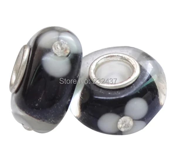 Free shipping!!!Lampwork Beads European Style Korea Jewelry Rondelle handmade | Украшения и аксессуары