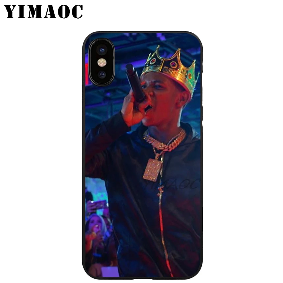 YIMAOC A Boogie wit da Толстовка Мягкий ТПУ Черный силиконовый чехол для iPhone X или 10 8 7 6 6S Plus