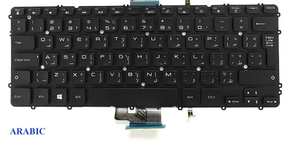 Новинка Клавиатура для ноутбука Dell Precision M3800 XPS 15 9530 15-9530 Бельгийская/бразильская/США/Иврит/Арабский/Корейский/итальянская Раскладка