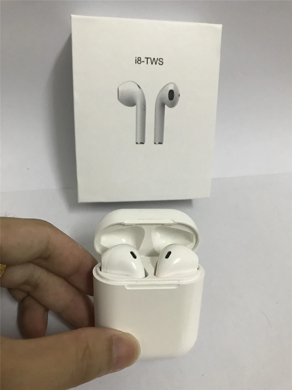 Новейшая I8 TWS Bluetooth 4,2 Беспроводная мини-гарнитура в уши бинауральная гарнитура зарядное устройство беспроводные наушники