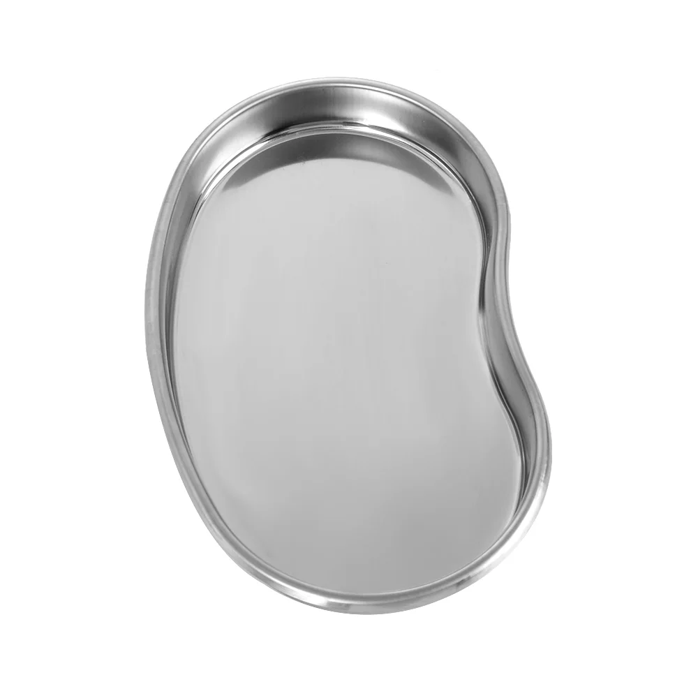1 шт. Серебряный лоток для татуировок из нержавеющей стали хирургическая
