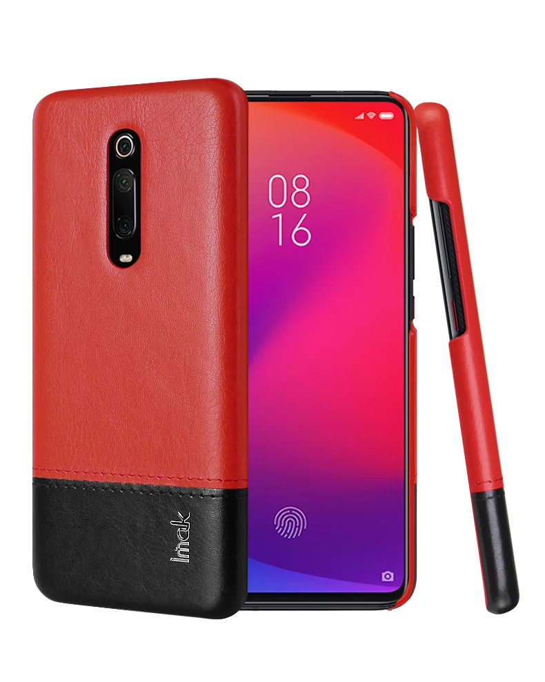 Blackish red Для Redmi K20 чехол IMAK лаконичный роскошный кожаный тонкий задняя крышка для Funda Xiaomi Redmi K20 Pro Чехол 20 K Pro K 20 K20Pro Xiomi - Цвет: Blackish red