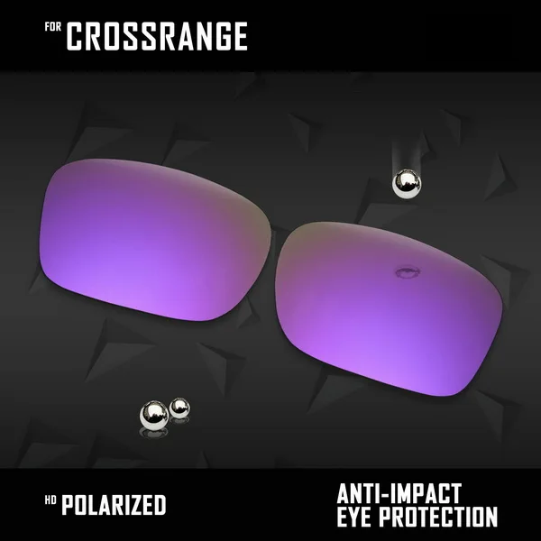 Violent Purple OOWLIT линзы для замены солнцезащитных очков Оукли Crossrange OO9361 Поляризованные-разноцветные - Цвет линз: Violent Purple
