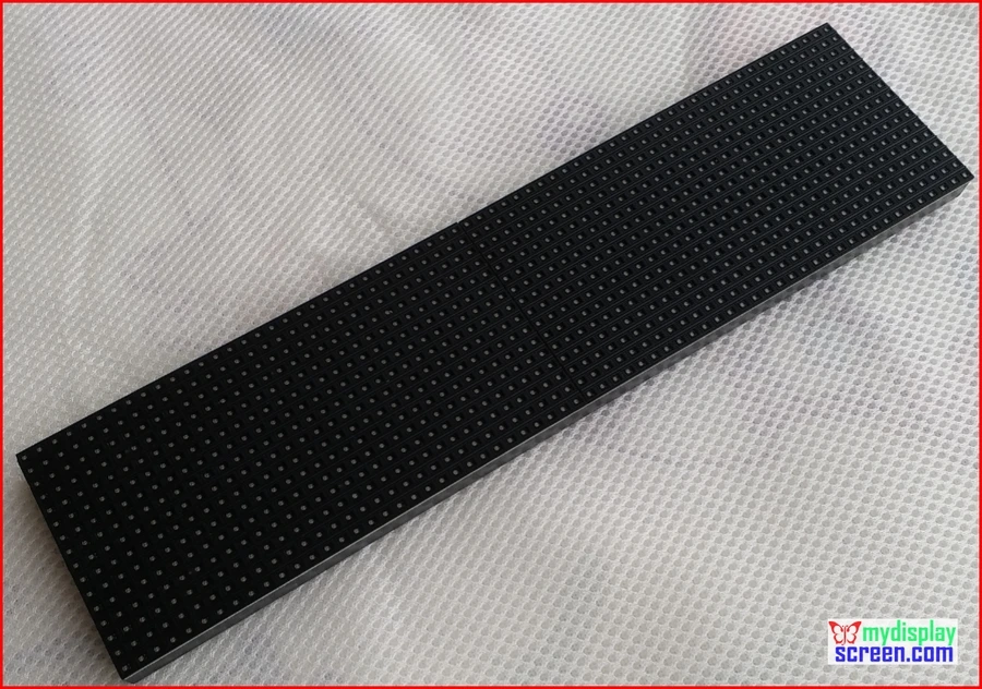 P4.75 SMD красный светодиодный модуль 4,75 мм высотой с ясным верхом для текстового дисплея 304*76 мм 64*16 пиксельная монохромная панель.