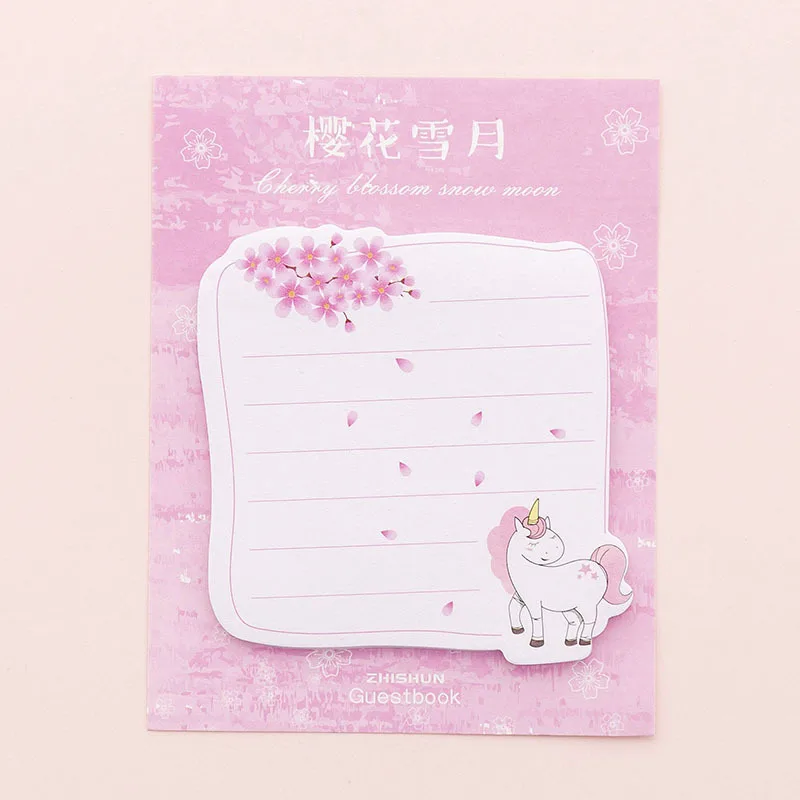 style 6 1 шт. милые вишневые цветы блокнот школьные Kawaii Стикеры для планирования закладки Канцтовары Escolar Papeleria офисные принадлежности - Цвет: style 6