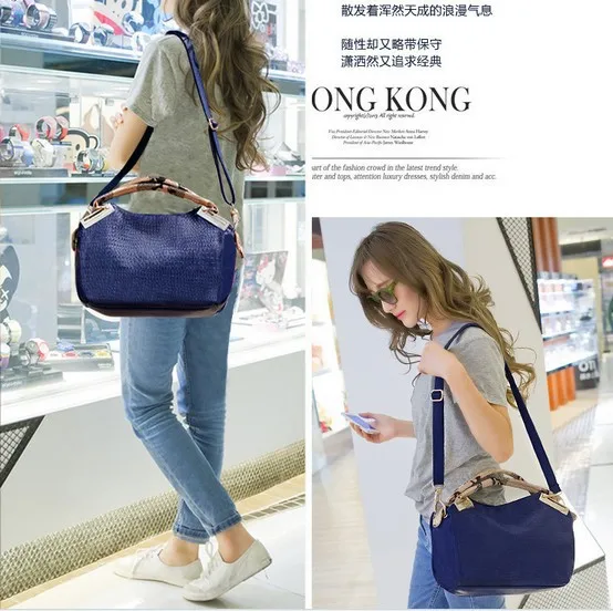 2014 new crocodile handbags Our Lady recreation Bag Shoulder Handbag across bag | Багаж и сумки