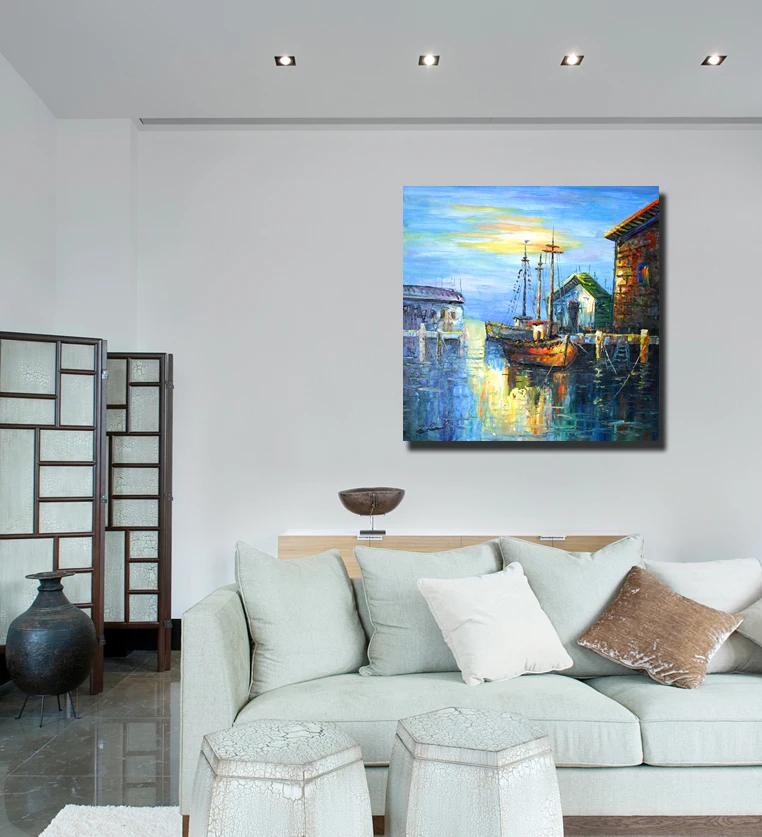 1 шт. Абстрактный пейзаж холст живопись HD Художественная печать на холсте