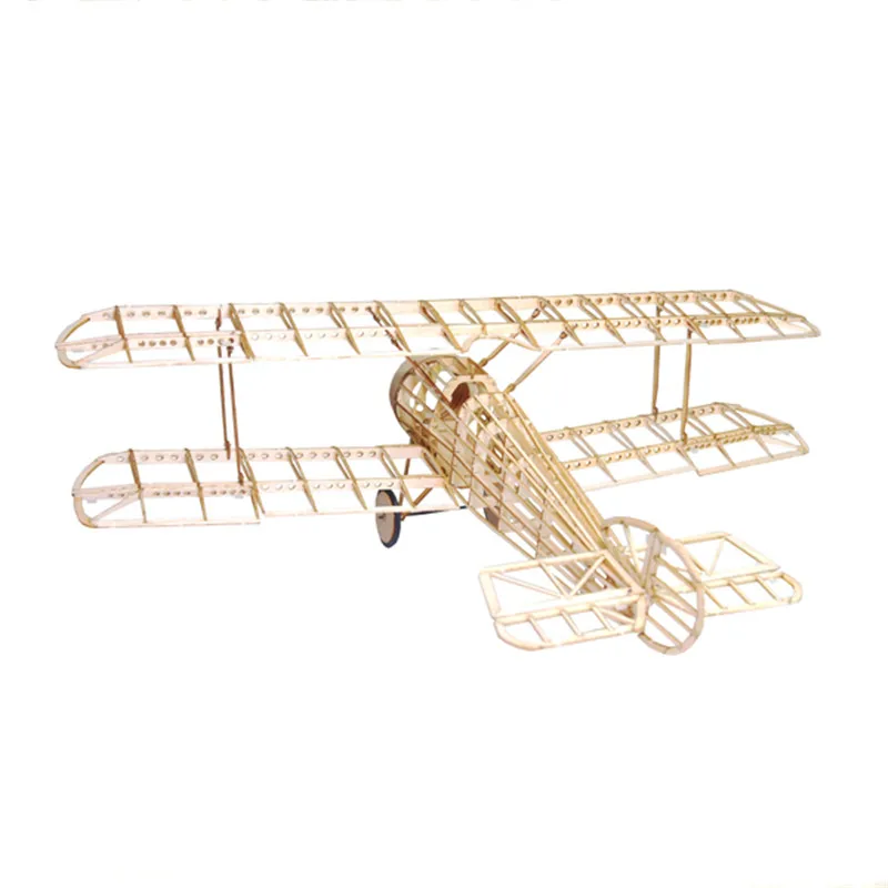 Мини Camel Fighter 380 мм размах крыльев Balsa Wood Laser Cut RC Самолет набор в сборе новое