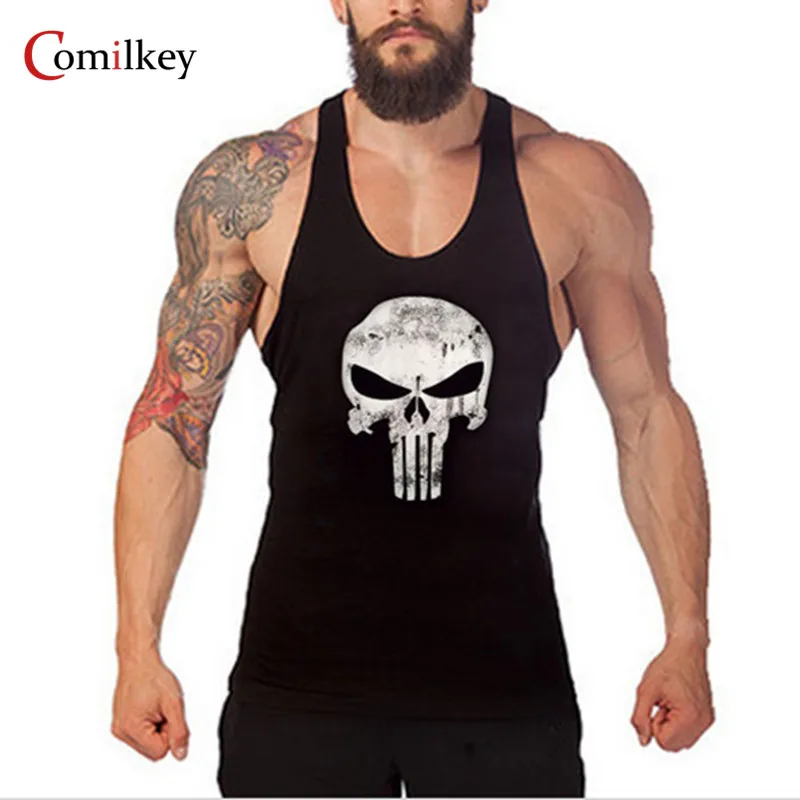 2017 майка мужская Gymshark Clothing топик Жилет майки Мужской Бодибилдинг Рукавов