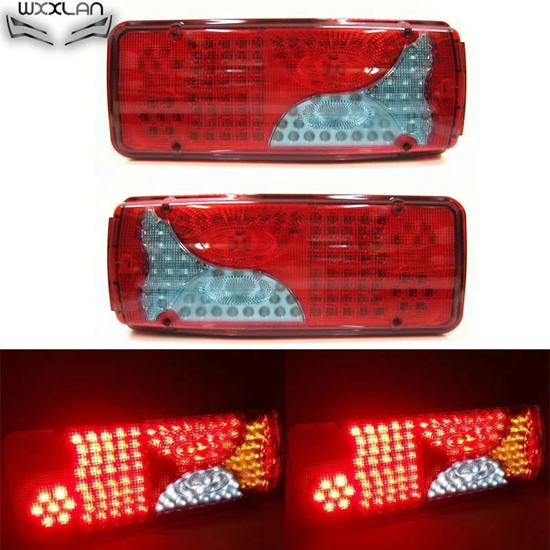 Wxxlan 2шт 24В задние фонари СВЕТОДИОДНЫЙ грузовик прицеп для Scania Volvo DAF MAN Iveco Renault