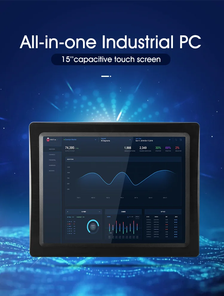 GK1501 Intel Celeron N2830 N2840 промышленная панель ПК 15 ''емкостный сенсорный экран двухъядерный мини-ПК Win10 DDR3 8 Гб SSD 64 Гб WiFi