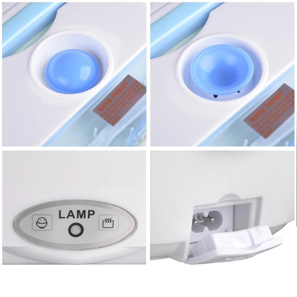 Портативный Ланч бокс с электрическим подогревом 220 В контейнер для еды