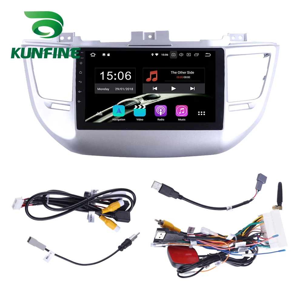 Android 9 0 Ram 4G Rom 64G PX6 Cortex A72 автомобильный DVD GPS мультимедийный плеер стерео для Hyundai