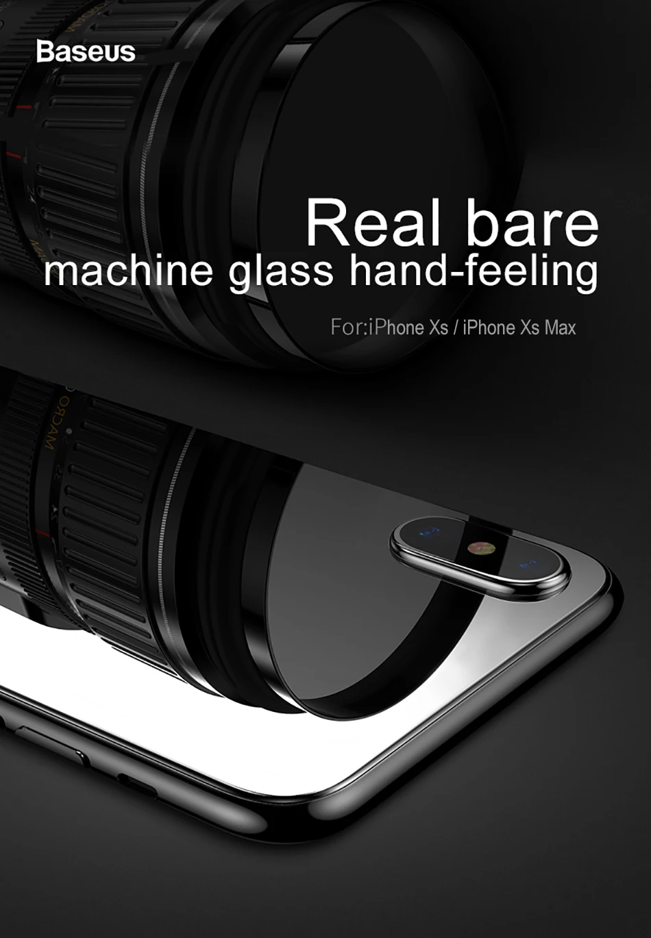 Прозрачная задняя защитная пленка Baseus для iPhone Xs Max Xr X S R Xsmax, защитная пленка из закаленного стекла для iPhone