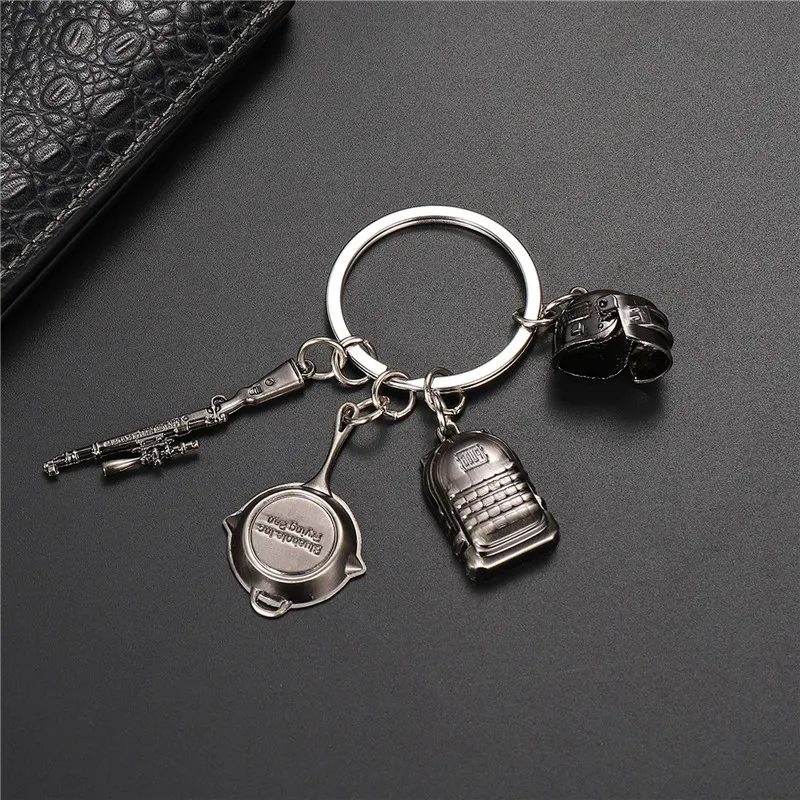 Брелок для ключей PUBG брелок с креплением на шлем 98K из сплава в подарок к игре FPS