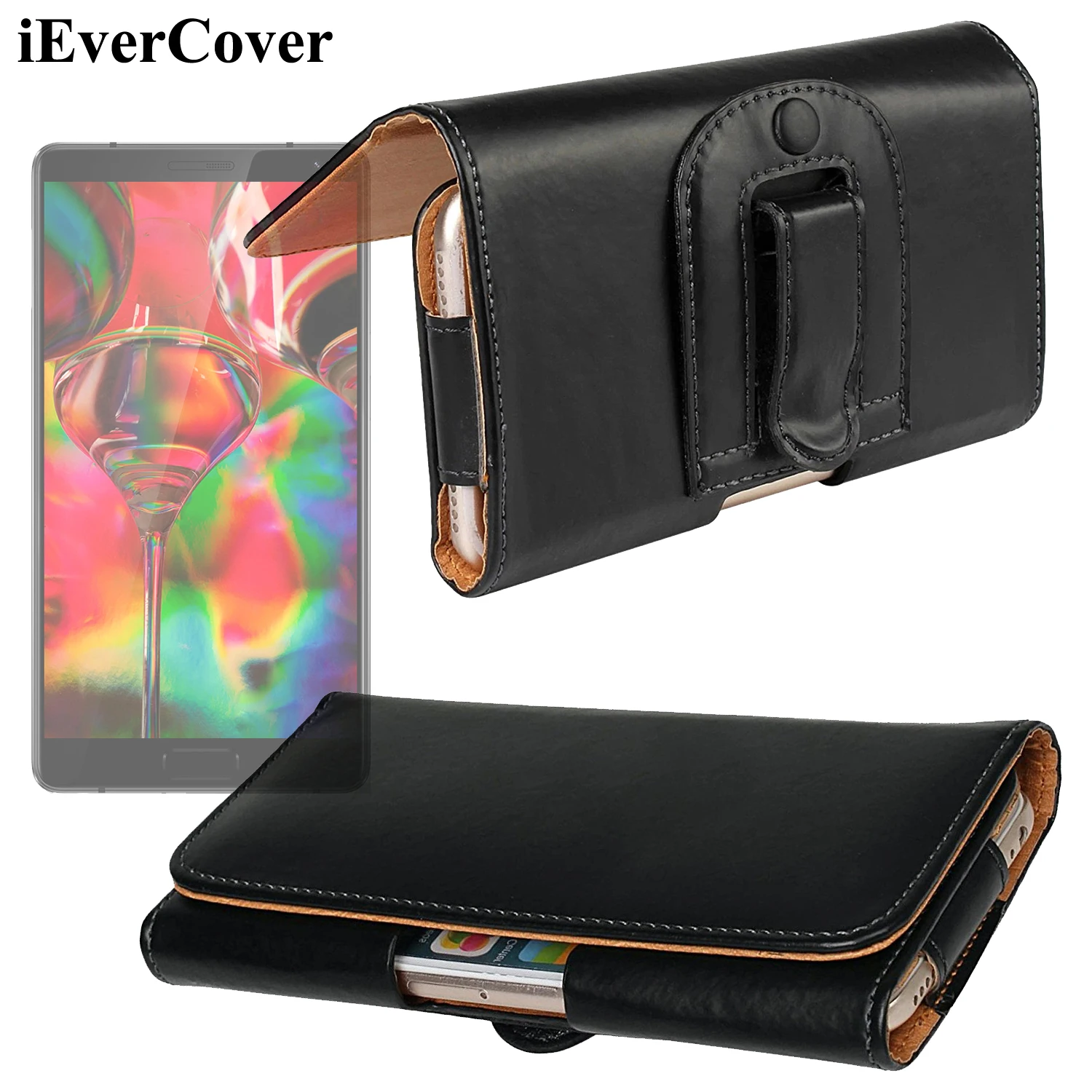 Горизонтальный кожаный чехол сумка с зажимом для Lenovo Vibe P1 A7000 Plus P90 Pro K80 S856 A805e S860|belt