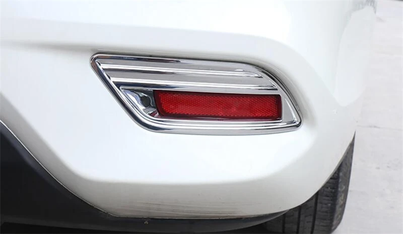 Автомобильная крышка ABS хромированная лампа заднего противотуманного фонаря