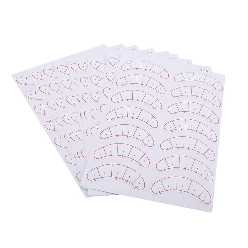 Патчи бумажные для наращивания ресниц 10 цветов|Наборы инструментов макияжа| |