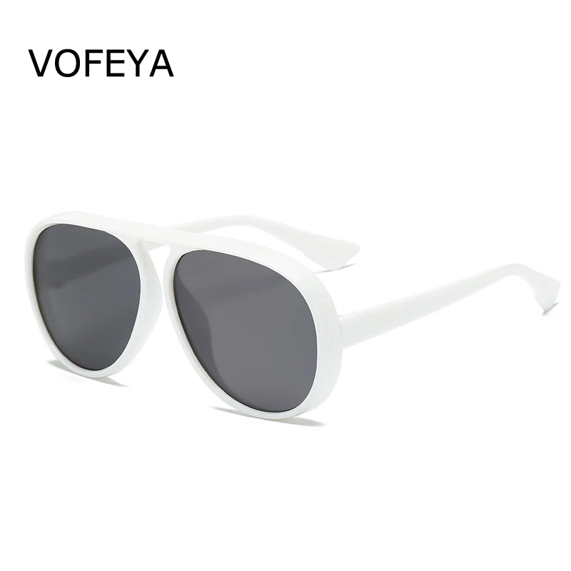 Ретро-мода индивидуальный стиль уличные Круглые Солнцезащитные очки с большими